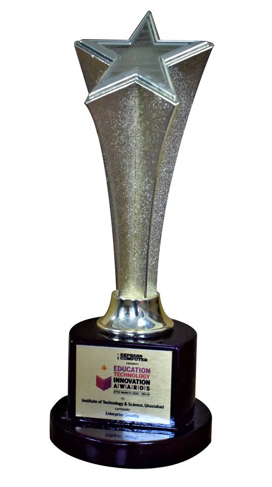 Enterprise IT Security" award to I.T.S- Mohan Nagar, Ghaziabad